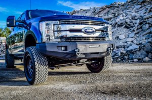 Ford F-250 Front Bumper - DV8 Offroad - FBFF2-03 - Sand texture black - `17-`20 Ford F-250 Front Bumper - DV8 Offroad - FBFF2-03 - Sand texture black - `17-`20